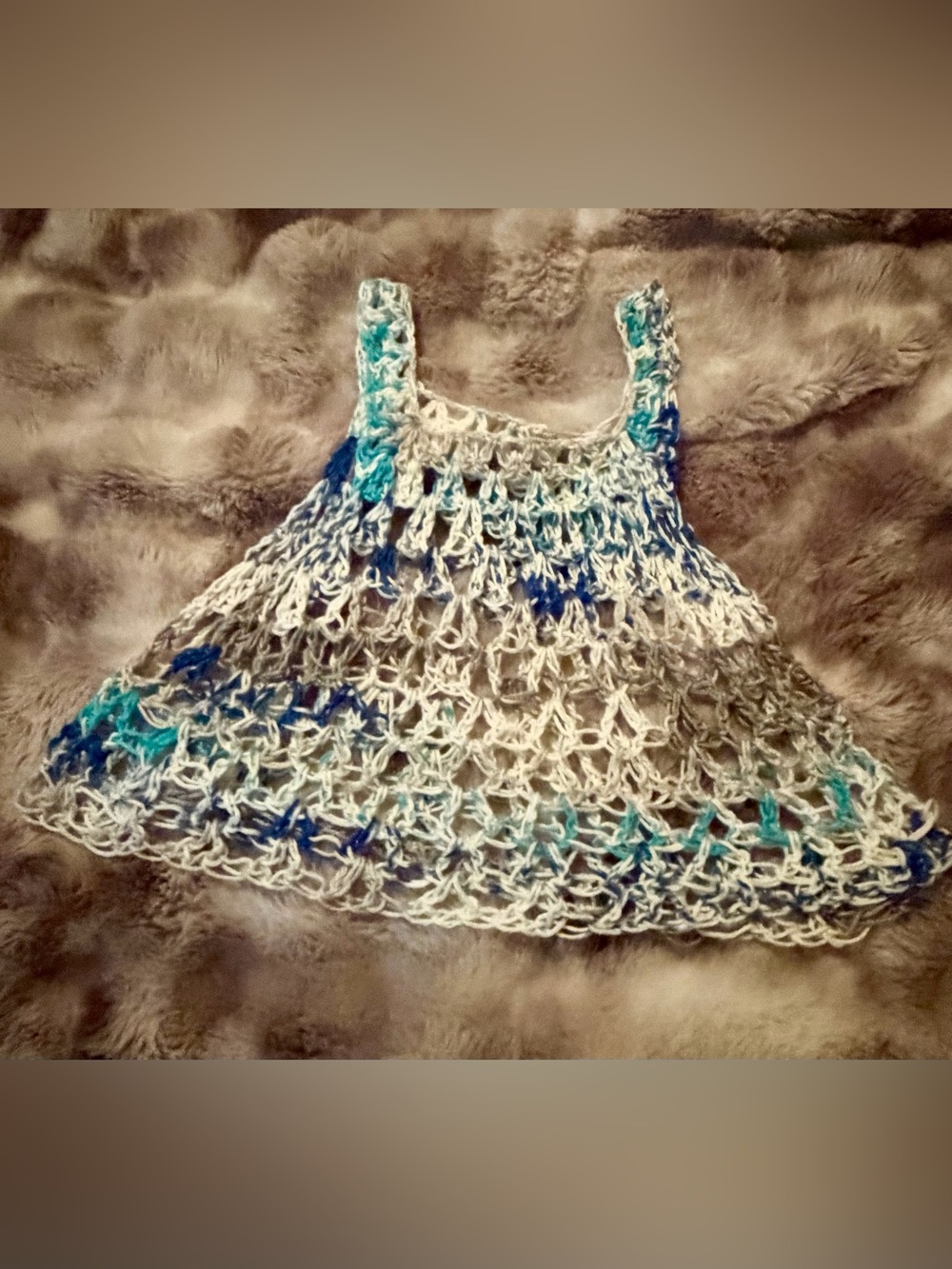 Crochet Openwork Crop Top
